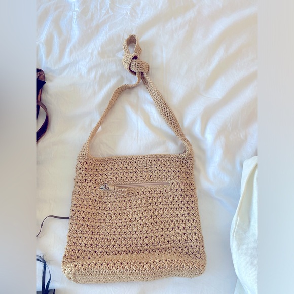 The Sak hand- crocheted zipper top shoulder bag - Picture 1 of 4